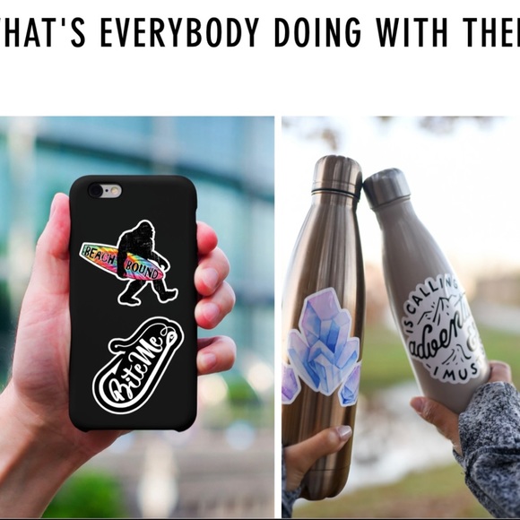 STICKERS DECORATE/PERSONALIZE items for cell phone, cups, coolers, water bottles - Picture 9 of 14